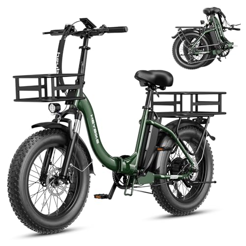 Image of Heybike Ranger 2.0 Folding Electric Bike for Adults, 1400W Peak Motor Ebike