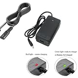 TGHY Zapasowy akumulator DC 12V 3Ah 4Ah 5Ah 6Ah 7Ah 9Ah 12Ah 16Ah 24Ah Li-ion przenośny akumulator do kamer CCTV, taśm LED i innych z ładowarką,12v 4000mah