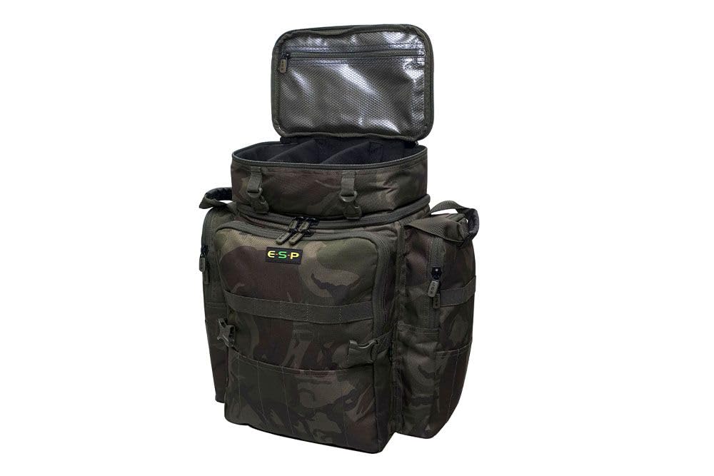 ESP Quickdraw 40 Litre Camo Carp Fishing Rucksack