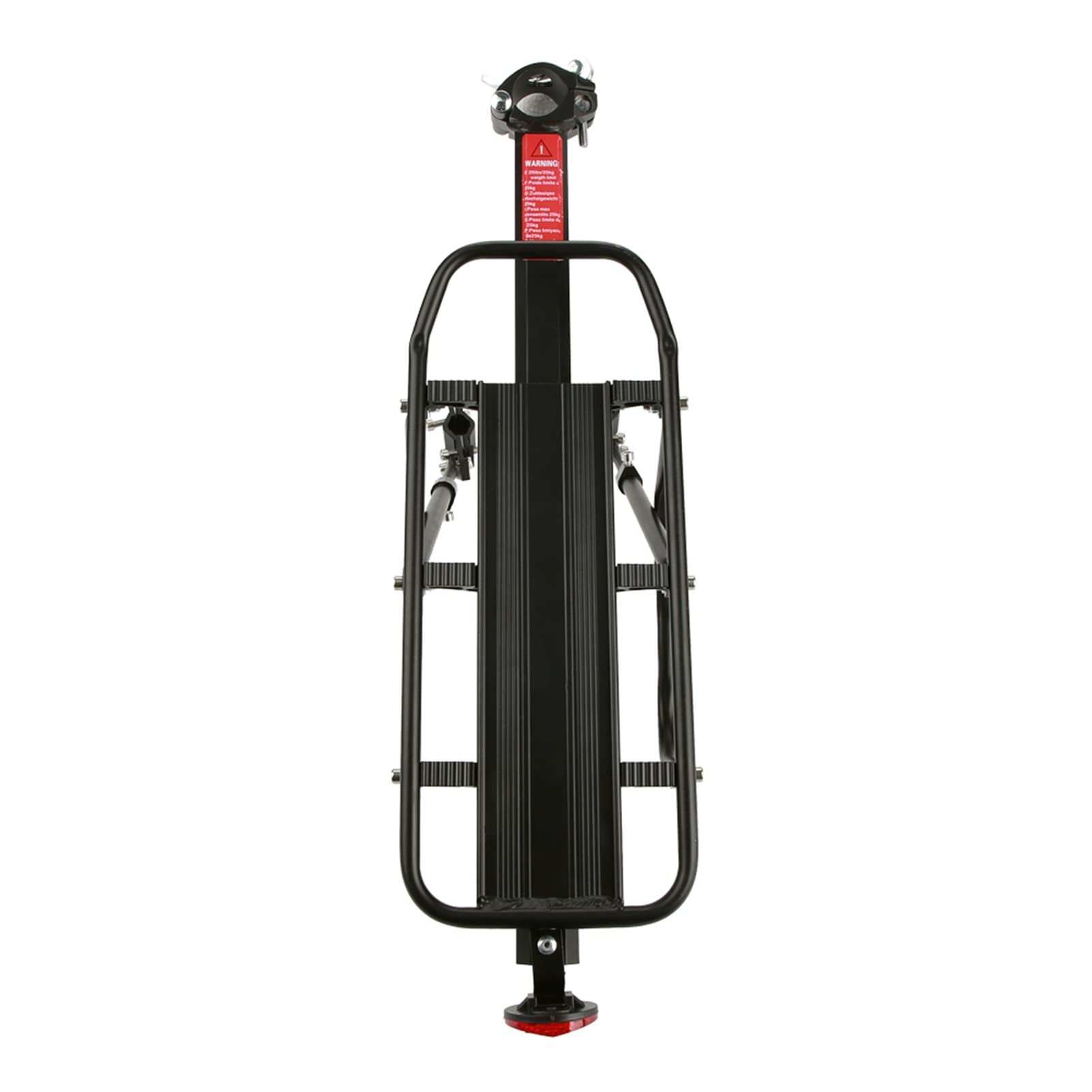 SIXRUN Porte-siège de Vélo en Alliage D'aluminium, Porte-Bagages Réglable pour Les Voyages à Vélo, Conception Durable et Robuste