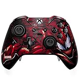 Skinit Decal Gaming Skin Compatible with Xbox One Elite Controller - Officially Licensed Marvel/Disney Carnage Splatter Design
