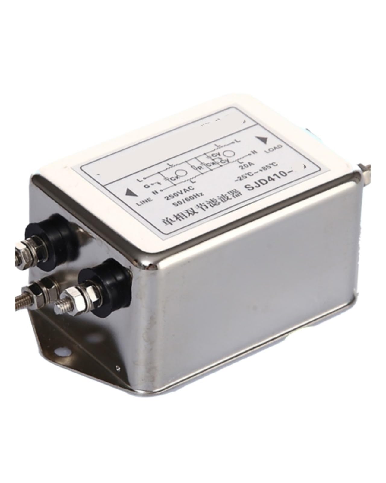 Einphasiger zweiteiliger dreiteiliger Wechselstromfilter 220 V SJD410B(10A 410B-10)