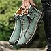 Medieval Boots Leather Renaissance Outdoor Casual Fashion Zipper Slip On Boots for Women Blue Green