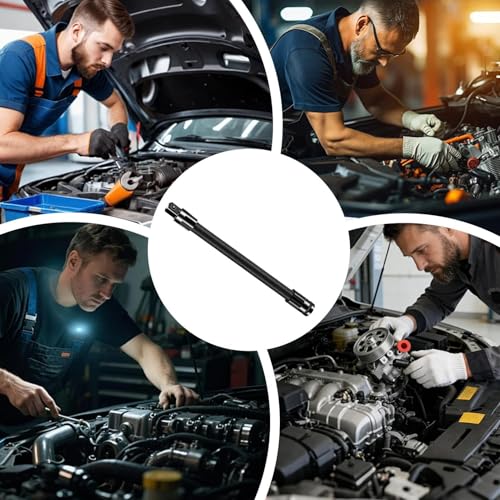 Extensión de eje flexible 1/2 pulgadas para alcanzar tornillos difíciles en tu coche 5