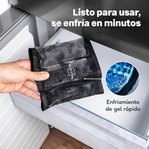 SILBERTHAL Enfriador de botellas de vino - Acero inoxidable - Cubiteras para botellas - Wine cooler - imagen 5