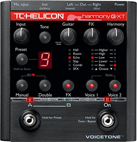 TC-HELICON harmony-G XT ボーカルエフェクター TC Helicon VoiceTone Harmony-G XT Vocal Effects Processor Bundle