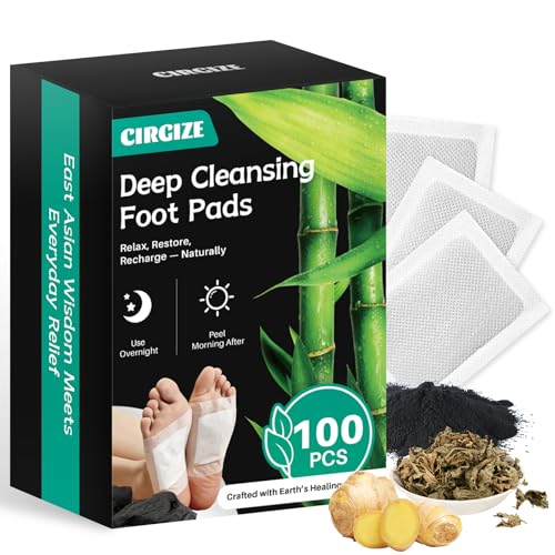 CIRGIZE 100-Count Deep Cleansing Foot Pads