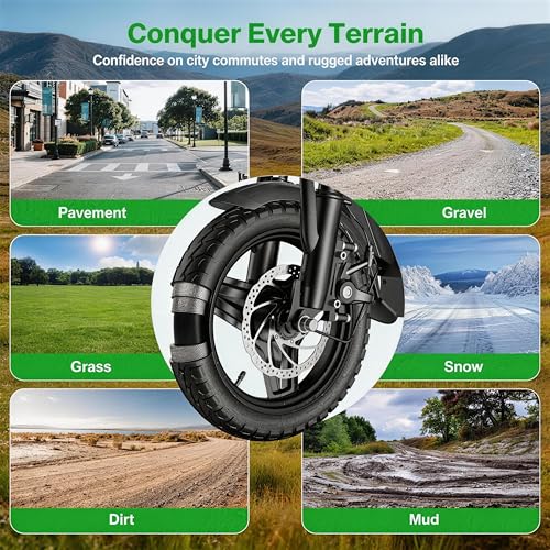 Electric Scooter Adults, 1300W Peak Motor, Electric Scooter