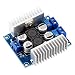 Dual Output Adjustable Buck Converter, DROK LM2596 Dual-Way Adjustable Buck Power Module 3A Voltage Step Down Stabilizer Regulator DC 5V-40V to DC 1.25V-35V DC 5V 12V 24V Power Supply Board with Heat