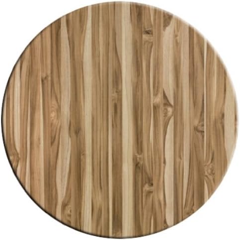 ATC Werzalit Wood-Look All-Weather Table Top, 42" D, Light Brazilian Walnut