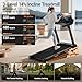 Folding Treadmill with 14% Incline, 4-in-1 Foldable Treadmill 12KM/H for Home, 3HP Running Jogging Machine, 180KG Capacity Quiet Electric Machine for Office Gym, 3 Screen LED Display & 12 Programs
