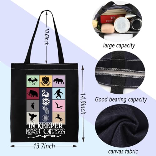 Bolso tipo tote inspirado en KOTLC de ENSIANTH, para fanáticos de libros, con diseño de Black Swan y Foxfire Academy miniatura 4