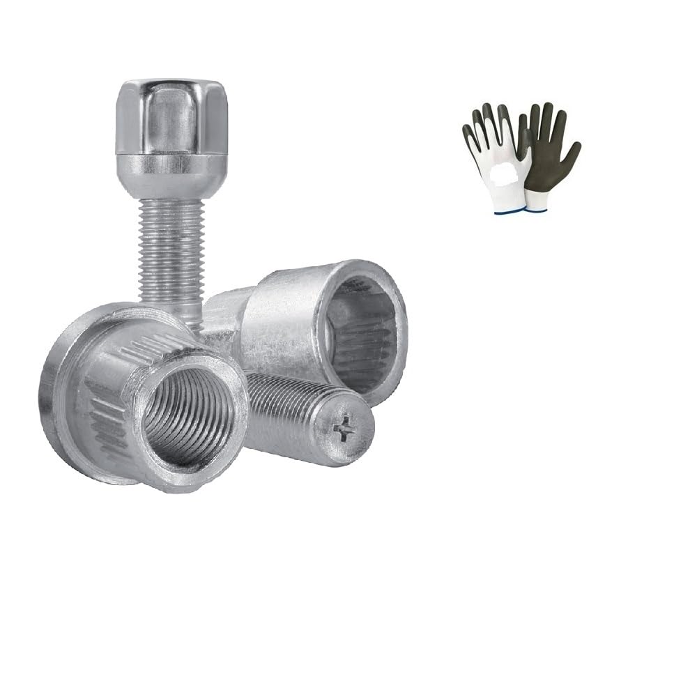 COMPATIBILE CON AUDI Q7 dal 2015 in poi (DB4) BULLONI ANTIFURTO PER RUOTA AUTO BULLONE PER CERCHIO IN LEGA 4 PERNI+2 CHIAVI