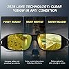 Each Cool Night Driving Glasses for Men Women Fit ... #3