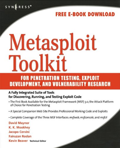 Buy Metasploit Toolkit for Penetration Testing, Exploit Development, and Vulnerability Research — BookShops.in