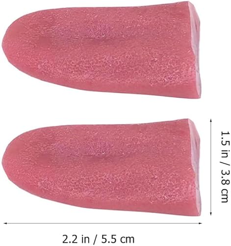 Miniatura 2 de Toyvian Fun Interactive - Lengua falsa de Halloween para niños, 2 piezas de lengua falsa