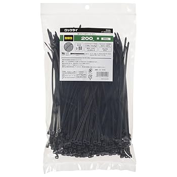 Amazon.co.jp: ロックタイ200黒−300P : DIY・工具・ガーデン
