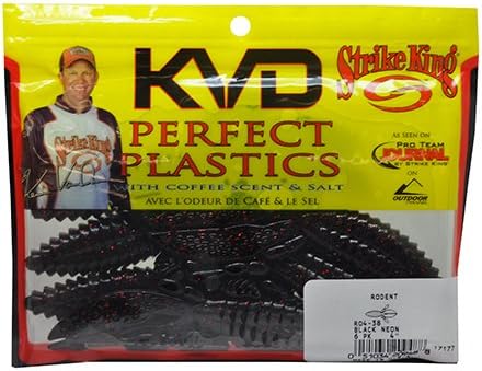 Strike King Rodent Black Neon 0.185
