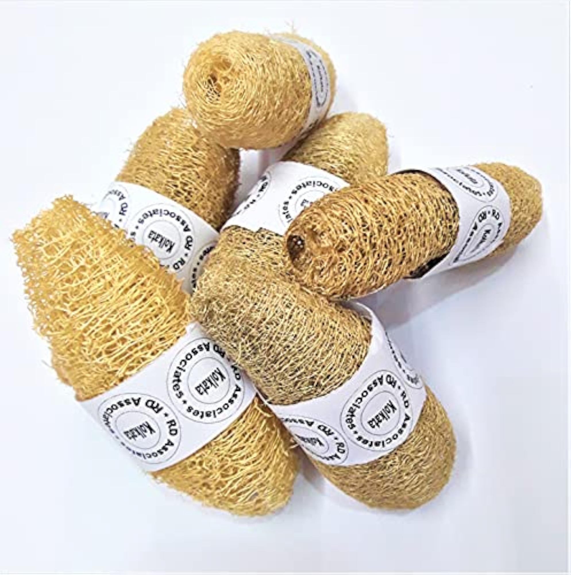 Natural Organic Loofah Body Scrubber, 3 Pack