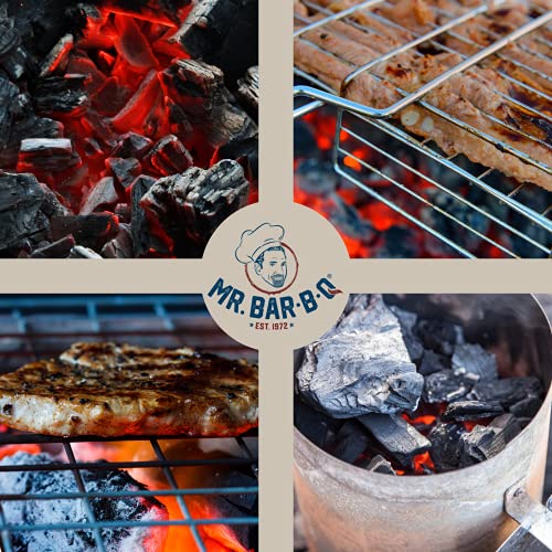 8-LB-All-Natural-Hardwood-Lump-Charcoal-by-Mr-Bar-B-Q-Natural-Hardwood-Lump-Charcoal-for-BBQ-Grilling-Smoking-Kamado-Kettle-Grills-Burns-Hotter-Longer-Smoky-Flavor-Low-Ash-Easy-to-Light
