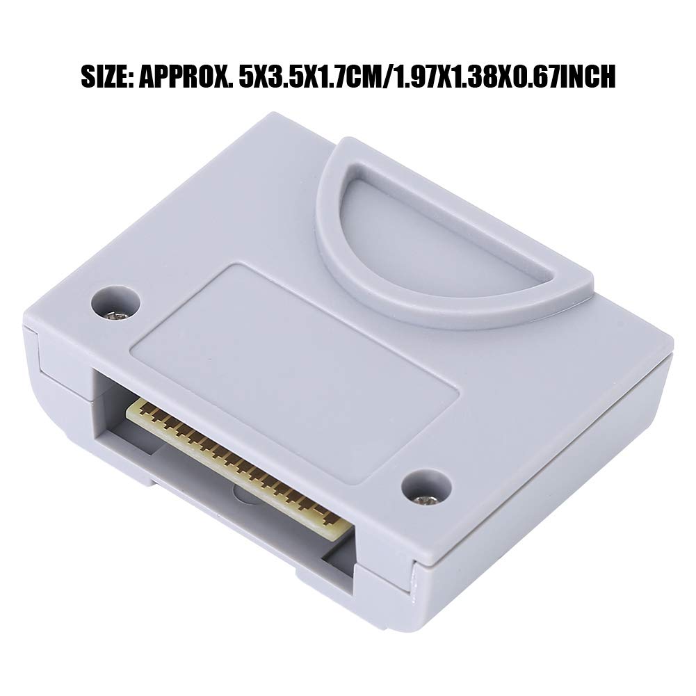 Xpansion Pack 64 Pak Wcw Controller di Gioco Controller Genie per Console Joypad, Schede SD, Scheda di Memoria Sostitutiva da 256 Kb per Console di Gioco N64