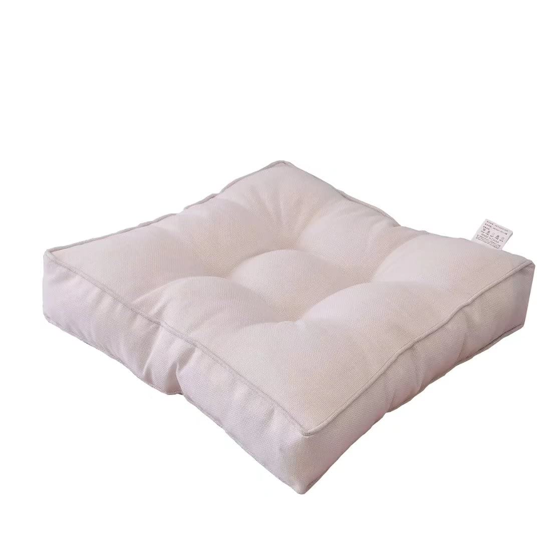Cuscino quadrato da pavimento, 40 cm, imbottito, per meditazione, balcone, divano, comodo, solido, per yoga, decorazione casa, relax e meditazione