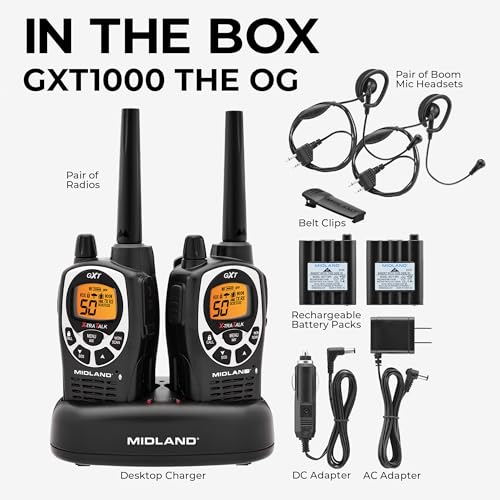 Midland GXT1000VP4 GMRS Two-Way Radio