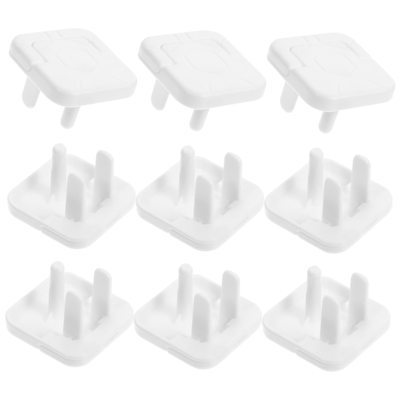 Toddmomy Set of 12 Socket Safety Covers Babyproof Electrical Protectors Outlet Covers for Children