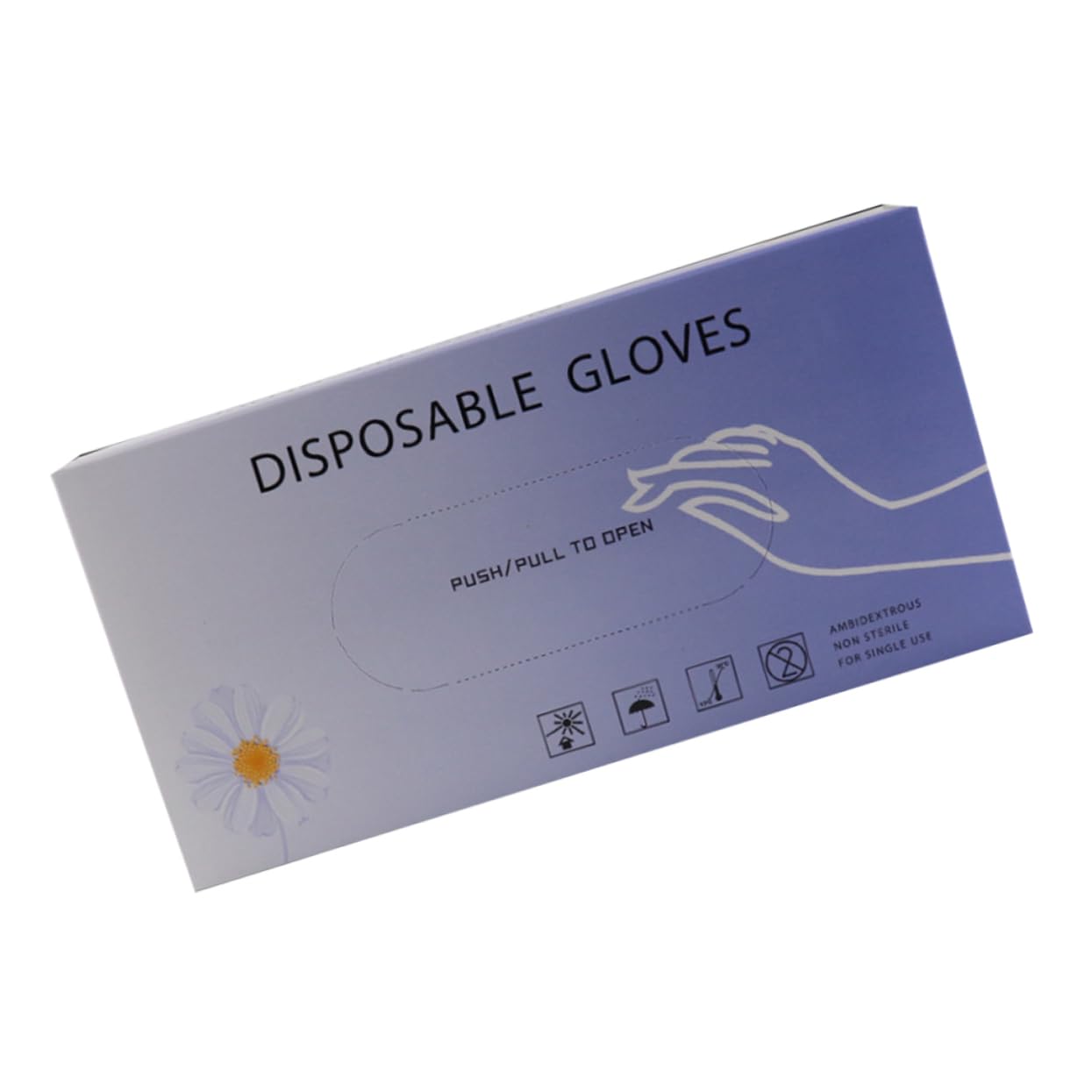 KONTONTY 50 Count Pvc Gloves Disposable Size S/m Protective for Lip Eyebrow Procedures