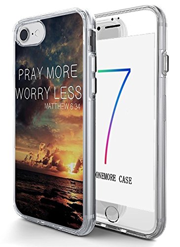 iPhone 7 Hard Cover 4.7 Inch Ultra Slim Thin iPhone Case Bible Verse Mattew 6:34