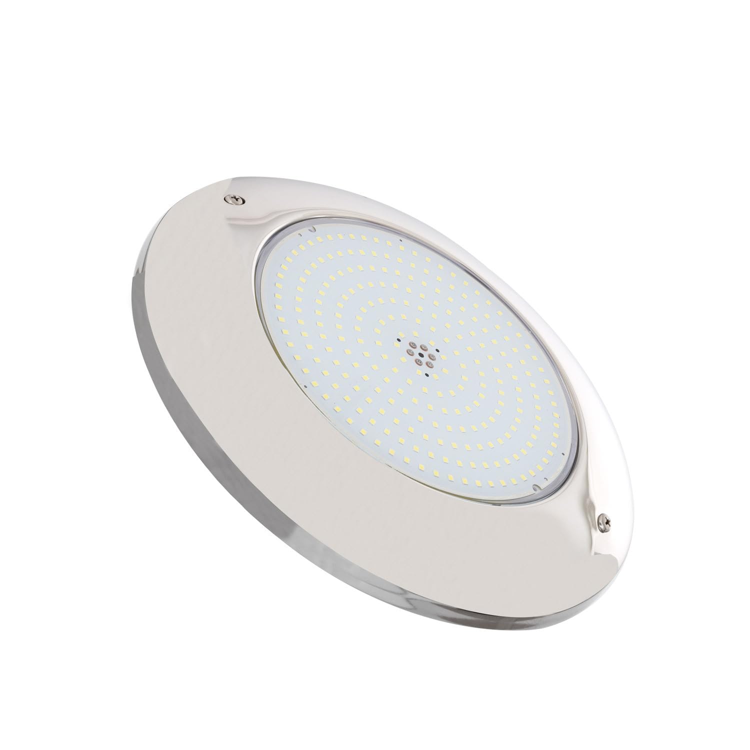 LEDKIA LIGHTING - Foco Piscina Superficie LED Sumergible | 12V DC | Acero Inoxidable IP68 | 20W | 6000K Blanco Frío | 2000 lm | Multicolor
