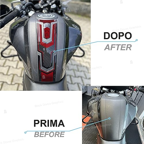 Autocollants 3D Benelli TRK 502 solution réservoir rayé protection