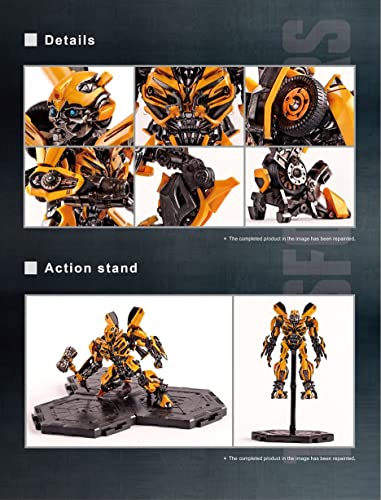 Mtlakemotor DS_08105 Transformers Bumblebee Camaro Figure Model Kit – Easy To Assemble 3D Articulated Action Figure Pre Painted Collectible Series Toys Hobby 08105 thumb #4