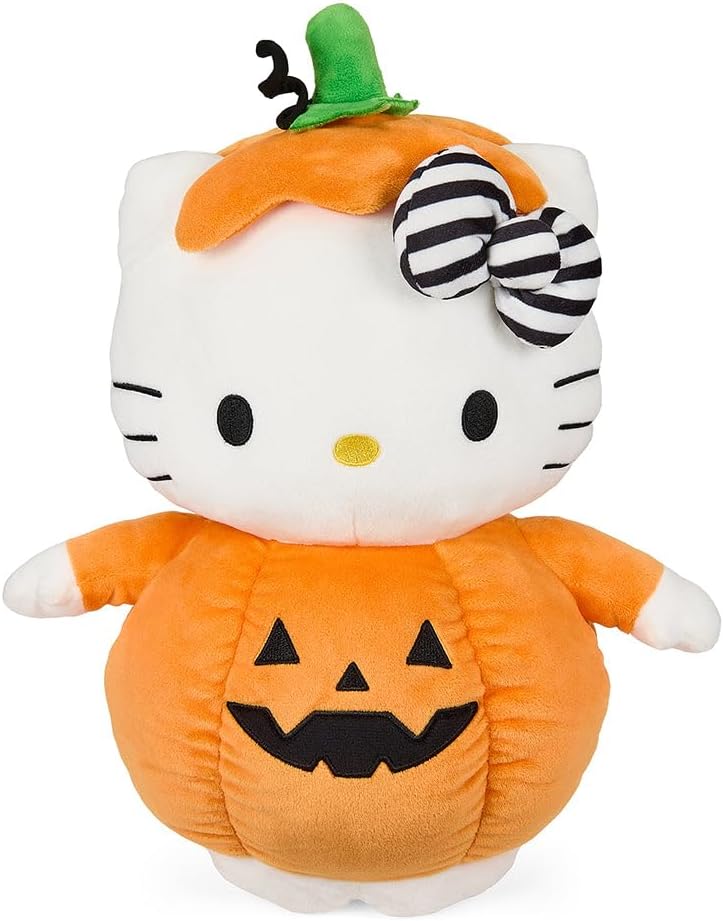 Kidrobot Hello Kitty Pumpkin 13 Inch Halloween Plush
