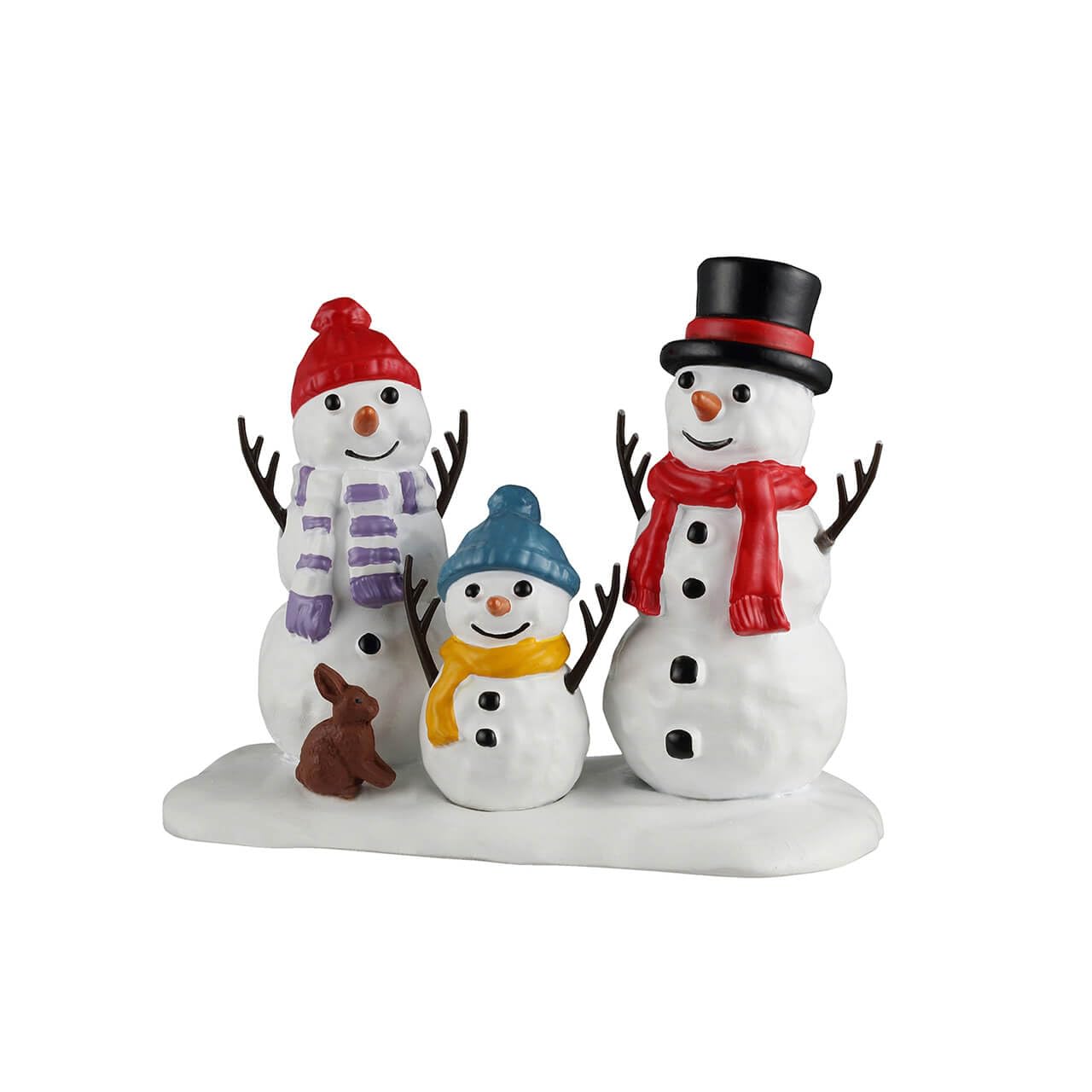 Famille de bonhomme de neige Lemax figurines de Noël miniatures 62618 pour collectionneurs