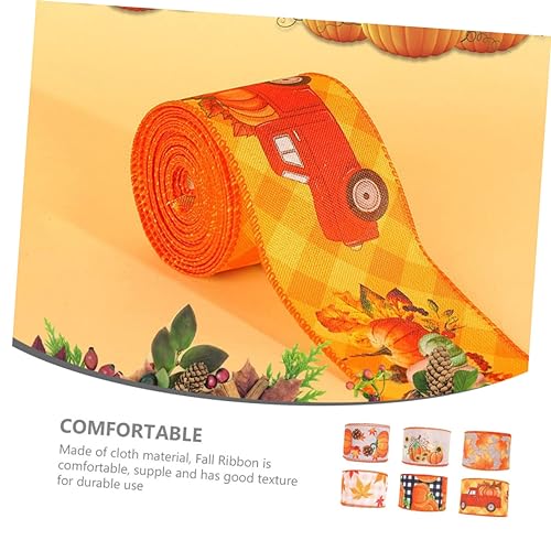 Rubans d'automne pour créations DIY et décoration de boîtes de saison