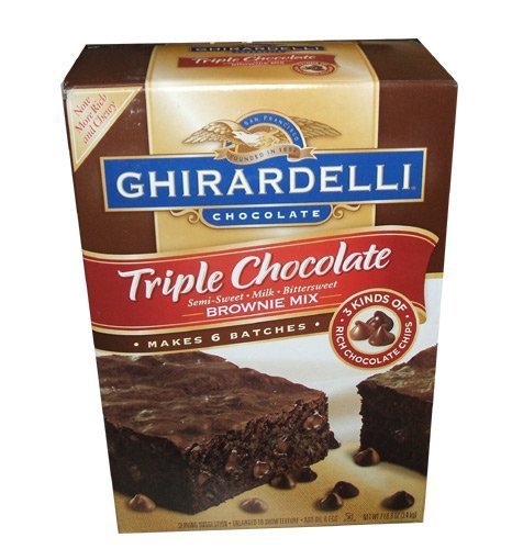 Ghirardelli Triple Chocolate Chip Brownie Mix, 120-Ounce by Ghira...