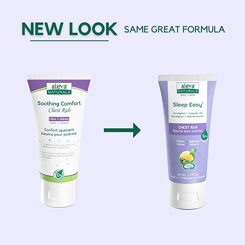 Miniatura 3 de Aleva Naturals Masaje calmante y cómodo para el pecho, suave y fácil de usar, cuidado saludable del bebé, aromas refrescantes de aceites de