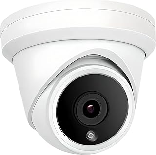 Auview HD 6MP IP Camera with Microphone, Weatherproof IP67 Indoor Outdoor Wide Angle 2.8mm (6MP Regular IR)