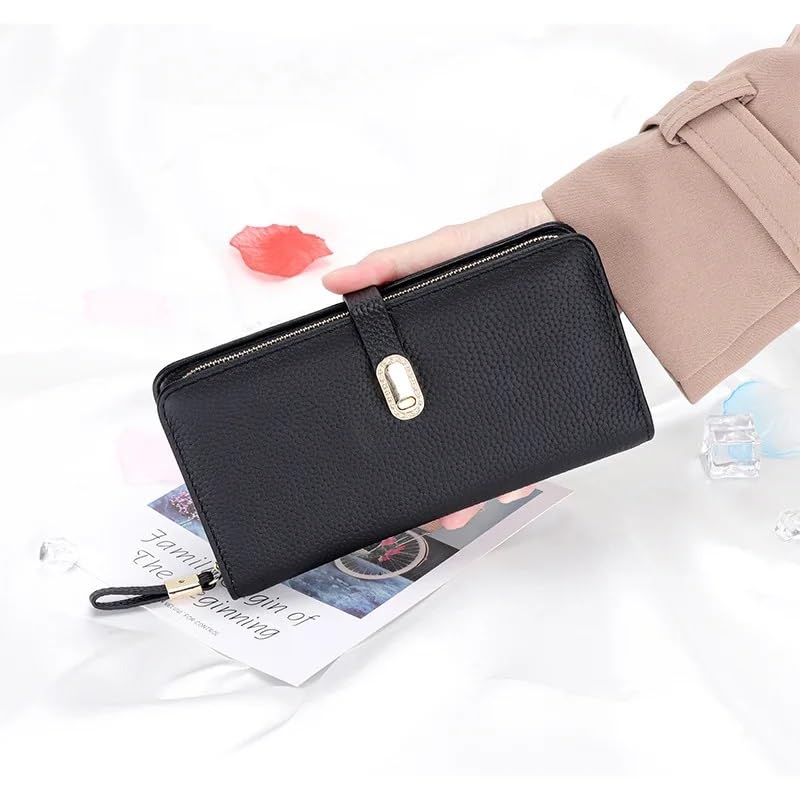 Womens Wallets and Purses Colorful Bright Metal Buckle Zipper Purse Card Holder Money Bags4
