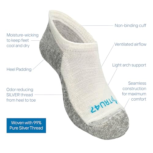 Image of TRU47 Grounding & Earthing Products | Grounding Socks | Socks Made With 99.99% Pure Silver Thread