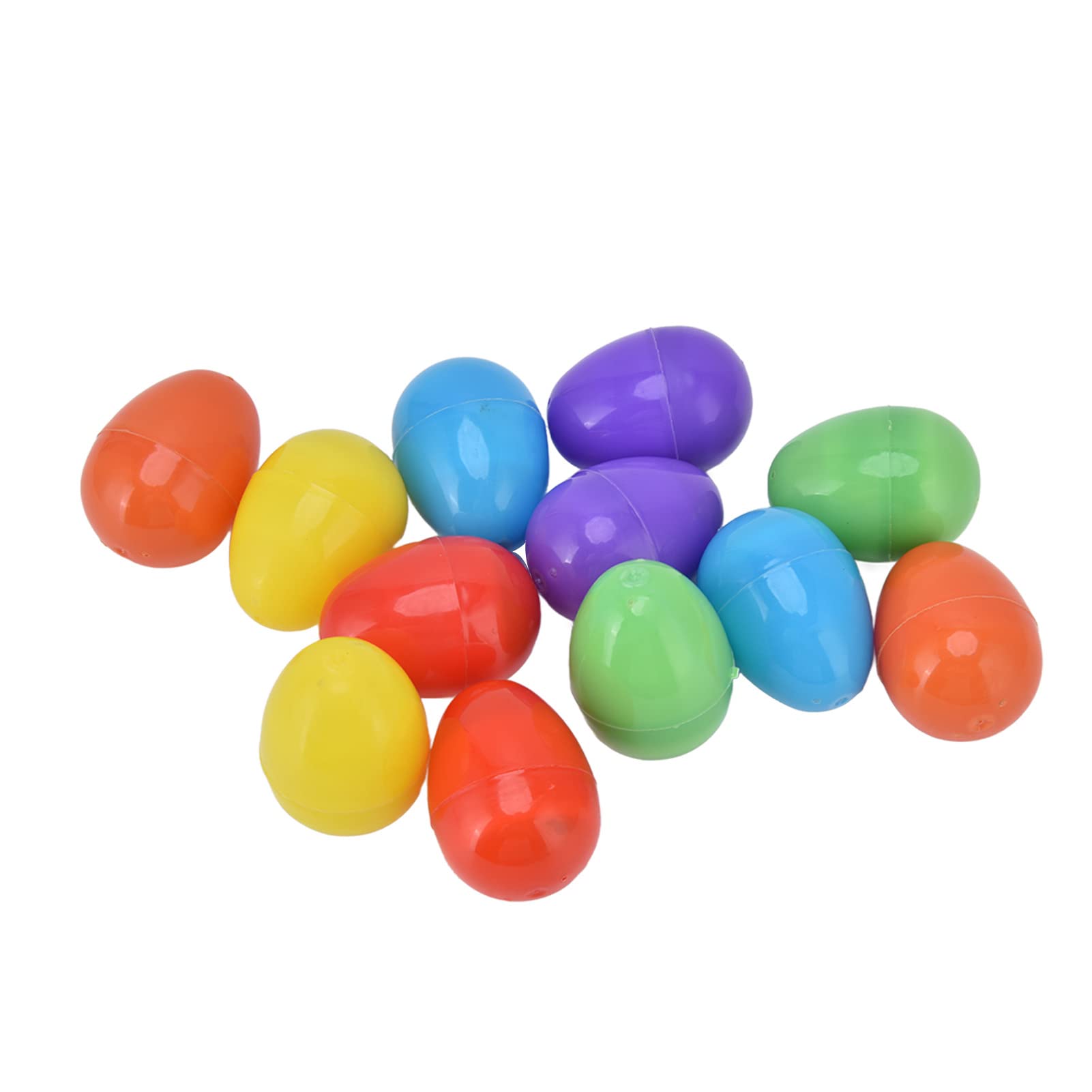 Luci LED A Forma Di Uovo Per Pasqua - 12 Pezzi Colorati Con Effetto Gradiente, Alimentate A Batteria