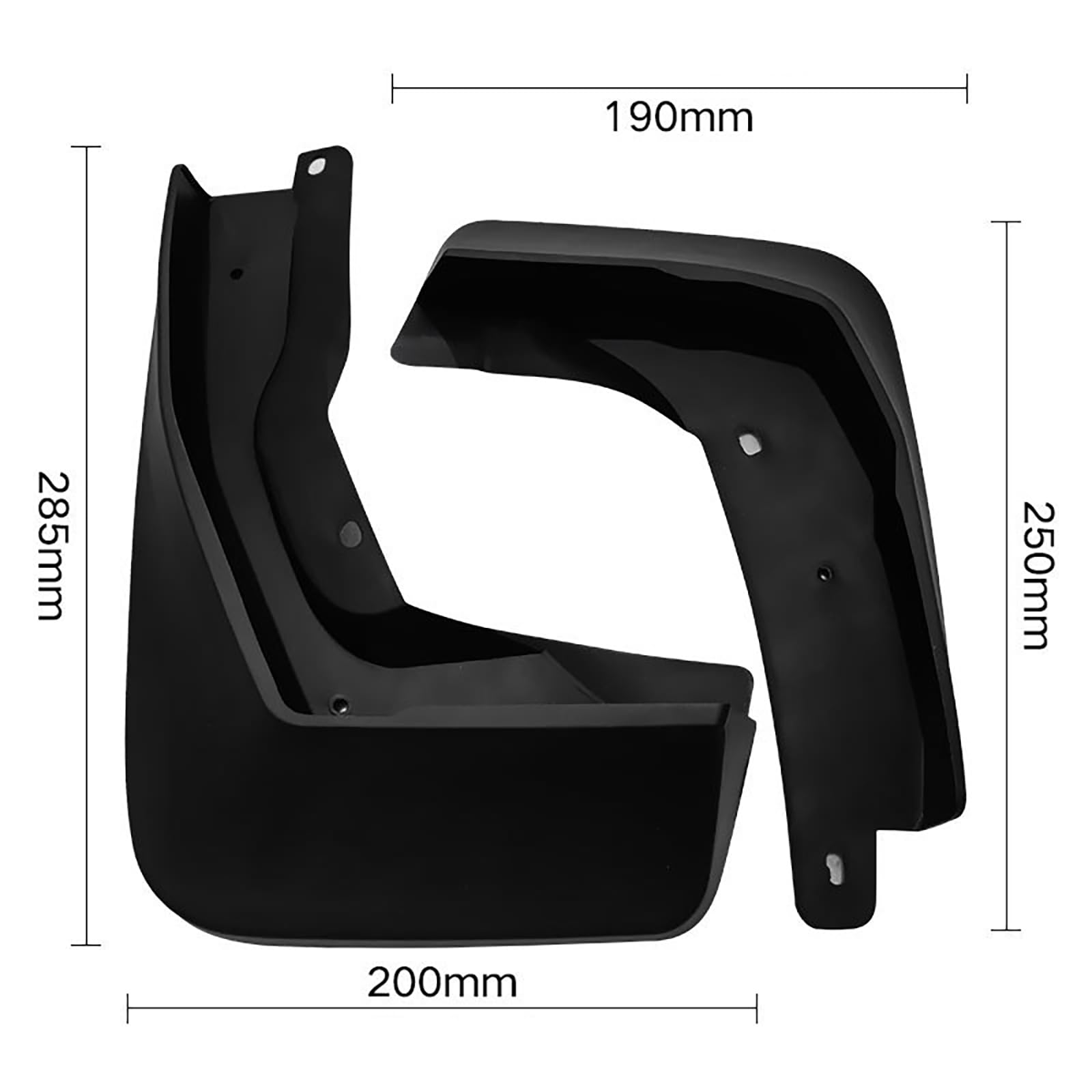 Compatibile con Volkswagen Touran L Cross 18-20, 4 Pezzi Parafanghi per Auto Ruota Protettori Impermeabile Carrozzeria Decorativi Accessori