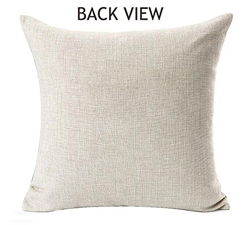 Kithomer Red Bicycle Throw Pillow Cover Vintage Watercolor Retro Flower Home Decorative Cushion Case 18 X 18 Inch (Watercolor Bicycle) #TOP1