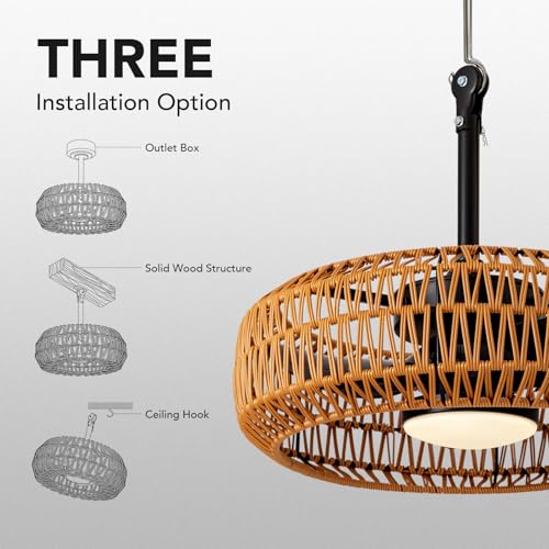 2034 outdoor ceiling fans with lights for patios waterproof plug in ceiling fan with remote 3cct dimmable reversible gazebo fan with hanging hook for canopypergolaporch