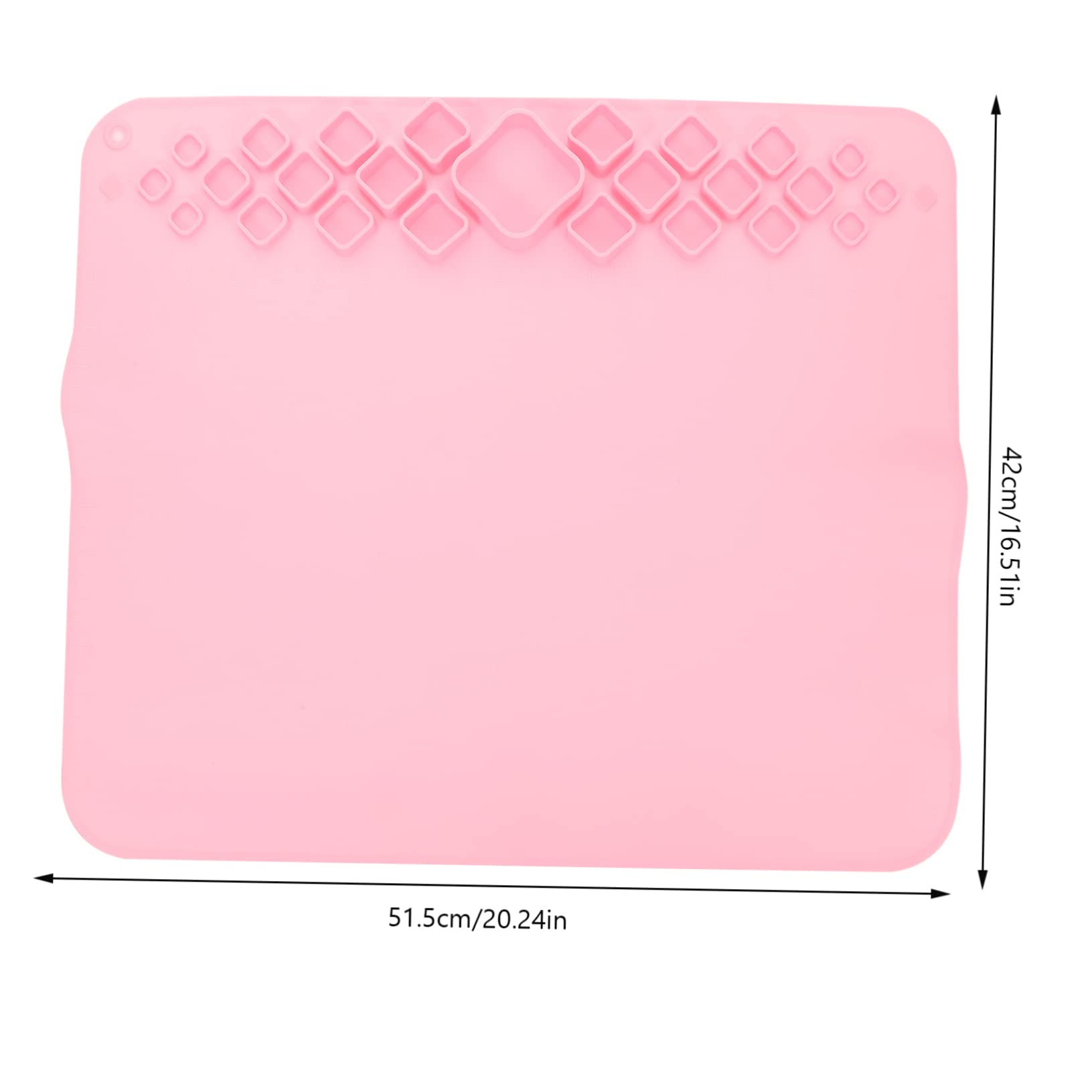 Rosa Silikonmatte für Bastelarbeiten und Selbstgemacht Projekte, Faltbar
