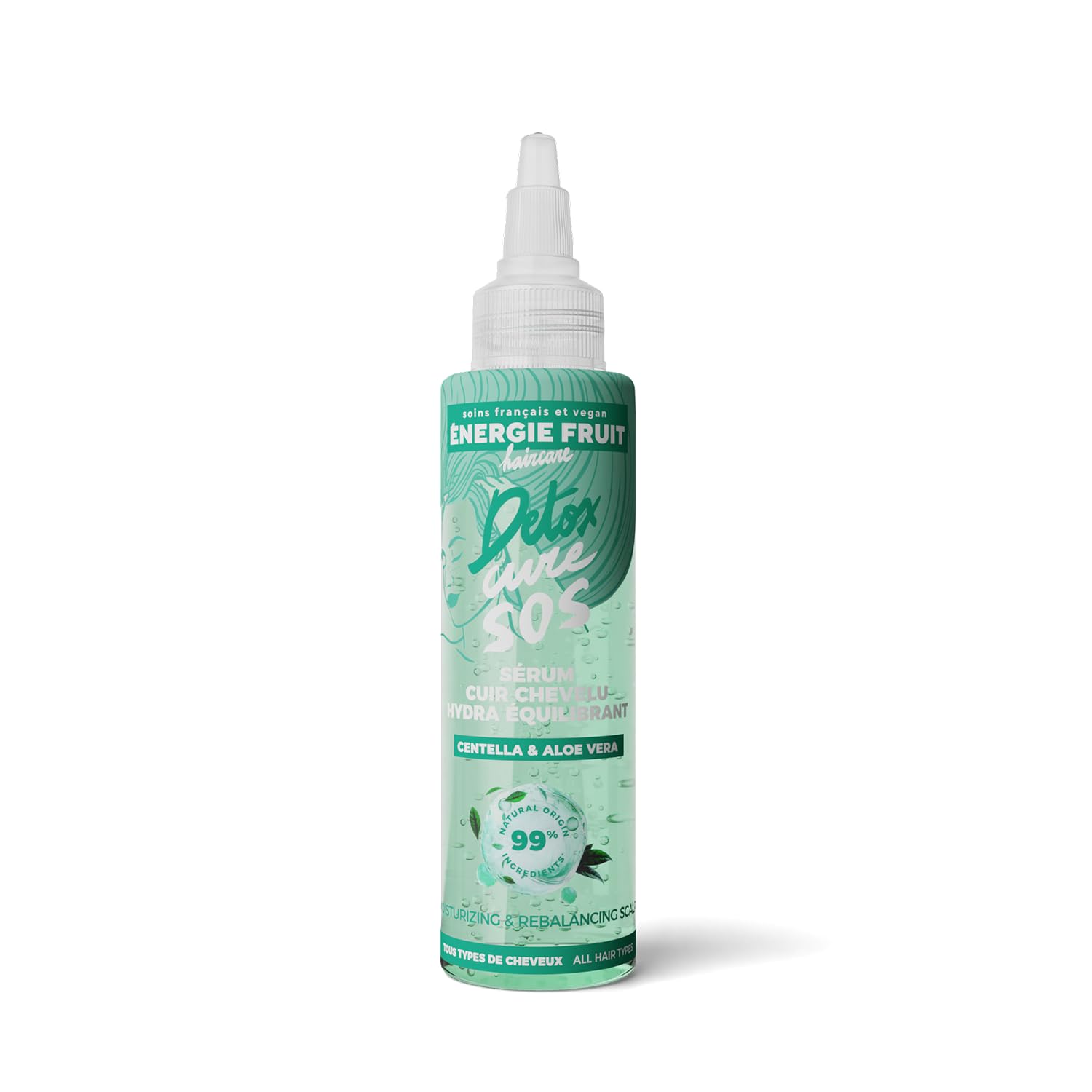 ENERGIE FRUIT - Sérum cuir chevelu rééquilibrant apaisant - Cure Detox hydratante tous types de cheveux - Calme les inconforts instantanément - 75ML