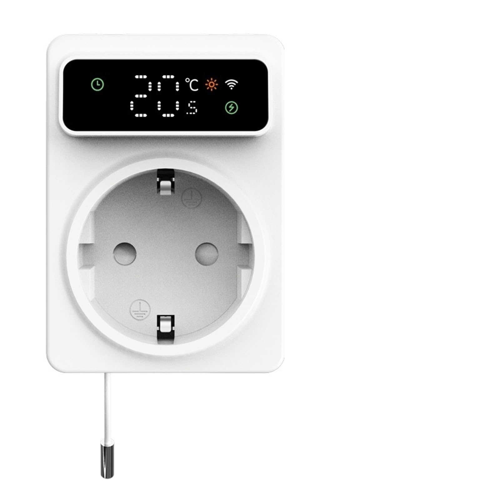 Régulateur de température minuterie Interrupteur Refroidissement Chauffage | Prise de précision 16A, capteur NTC 3M, prise de Thermostat numérique