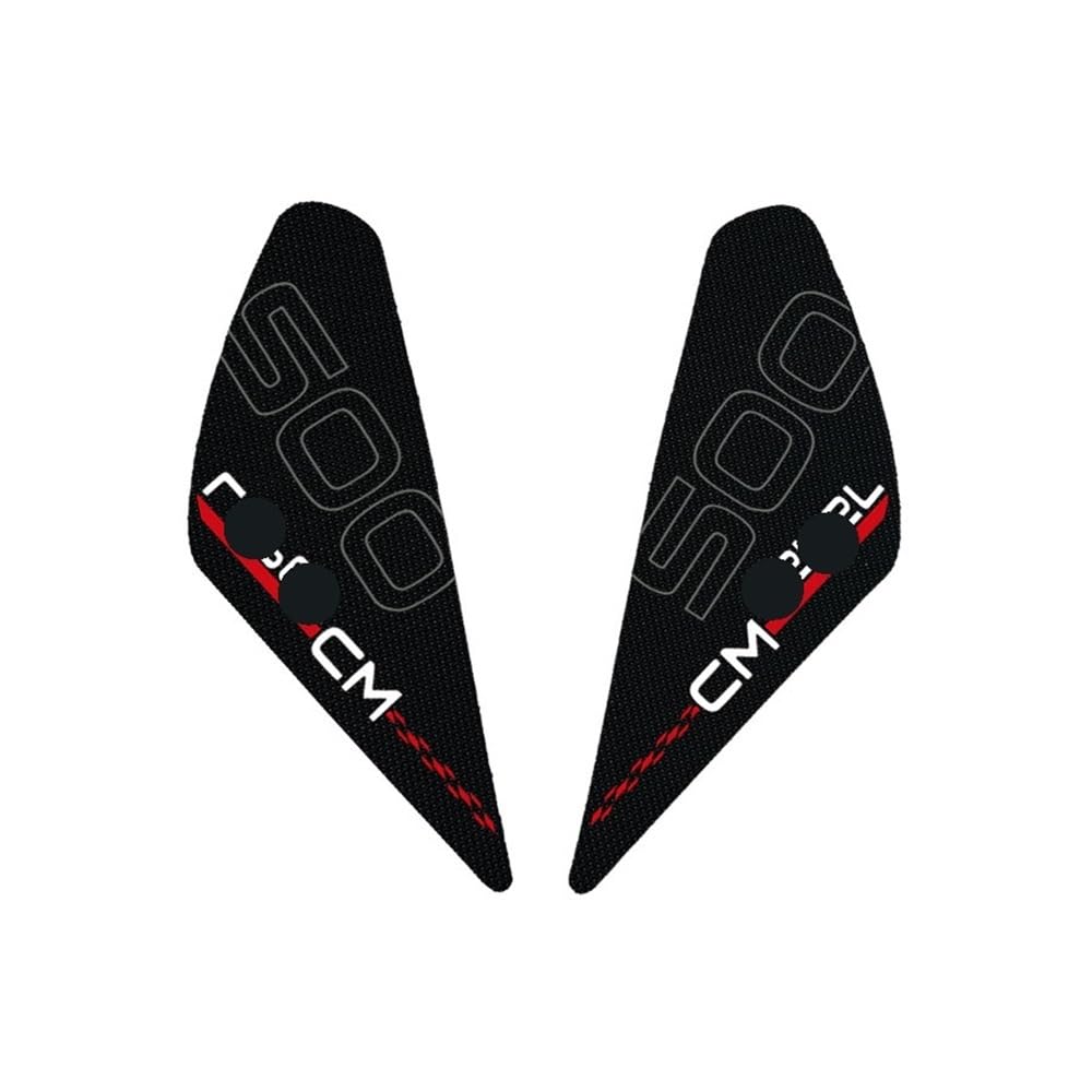 Autocollant réservoir Rebel CM300 protection genoux balade moto