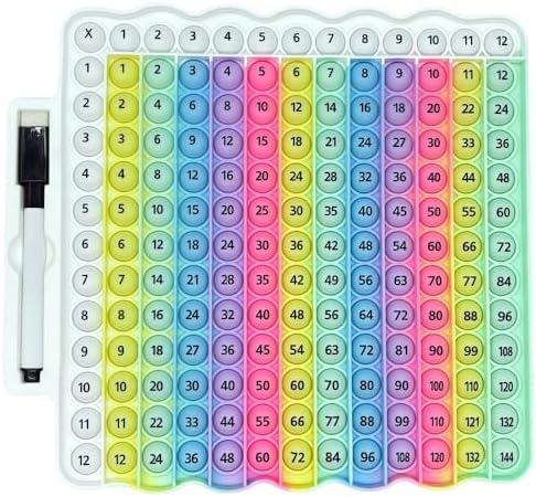 Pop Multiplication Table Game Learning Toy Educational Math Game with ...